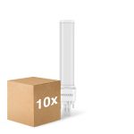 Mehrfachpackung 10x Noxion Lucent PL-C LED 7.4W 1000lm - 840 Kaltweiß | 2-Pins - Ersatz Für 26W