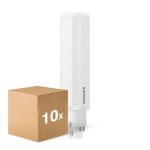 Mehrfachpackung 10x Philips CorePro PL-C LED 9.5W 1100lm - 840 Kaltweiß | 4-Pins - Ersatz Für 26W