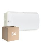 Mehrfachpackung 5x Philips LED Sicherheit Ledinaire WL055V Weiß 6W 600lm - 830 Warmweiß | 374x150mm - IP65