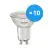 Mehrfachpackung 10x Noxion LED-Spot GU10 3.2W 830 36D 310lm | Dimmbar - Warmweiß - Ersatz für 35W