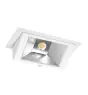 LED Downlight Wallwasher Wally Maxi Grau 46W 6050lm 70x75D - 830 Warmweiß - 238x145mm